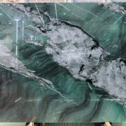 SFKF01 Patagonia Green Natural Quartize Bookmatched Slabs Po