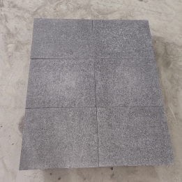  G684 Flamed and Brush Granite Tiles, China Black Granite G6