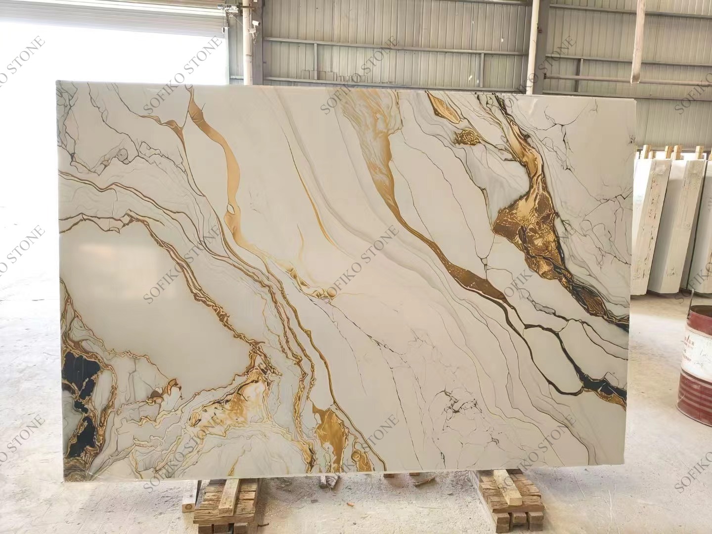 6d Printing Artificial Stone Slab Engineered Stone Tiles (10