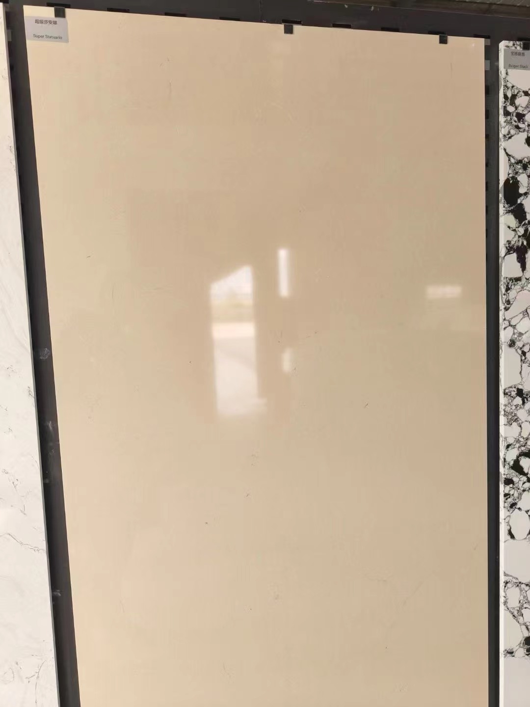 27001800mm 6d Printing Wall Cladding Artificial Calacatta Qu