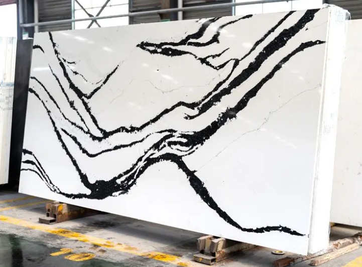 SFKA04 Durable White Quartz Countertops Surface Slabs - Hot 