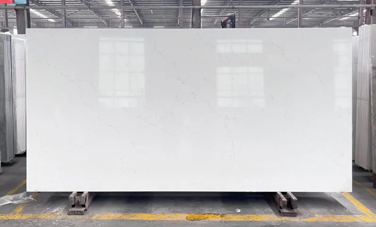 SFKB12 2023 White Calacatta Quartz Stone Slab 12mm 20mm 30mm