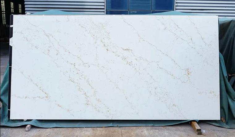 SFKA14 Quartz Stone Slab 93% Quartz Crystal Composite Hardes