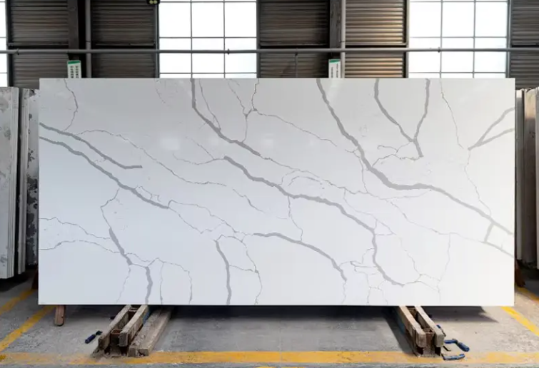 SFKA23 Quartz Stone White Quartz Stone Calacatta