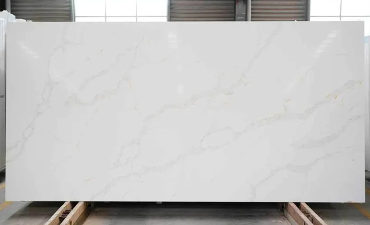 SFKA52  Waterproofing Quartz Slab Calacatta Nonporous Stain-