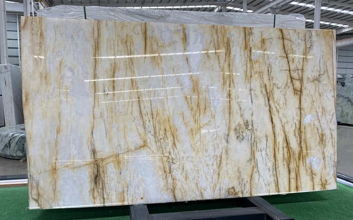 SFKF06 Giallo Zeller Quartzite Corallo Natural Quartzite Yel