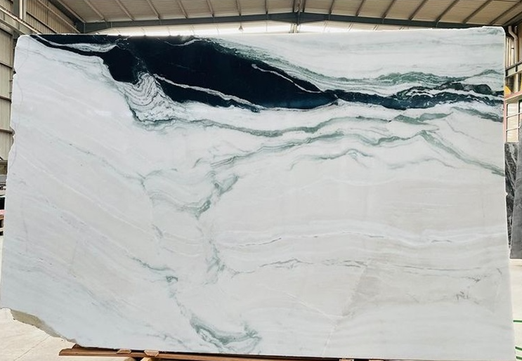 Natural Panda White Marble Slab