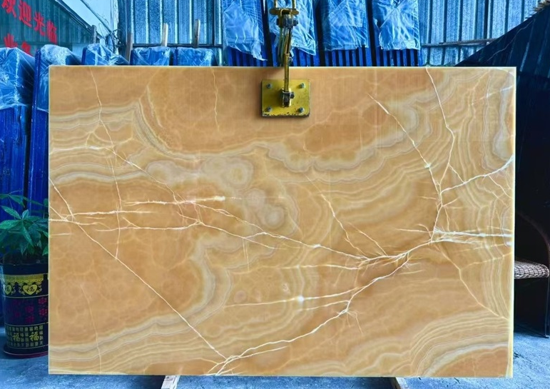 SFKE03 Promotional Price Luxury Onyx Yellow Jade Onyx Slabs