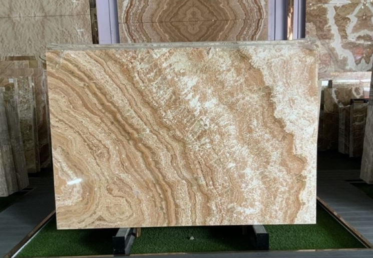 SFKE06 Peacock Jade Onyx Slab for Wall Panel Tiles