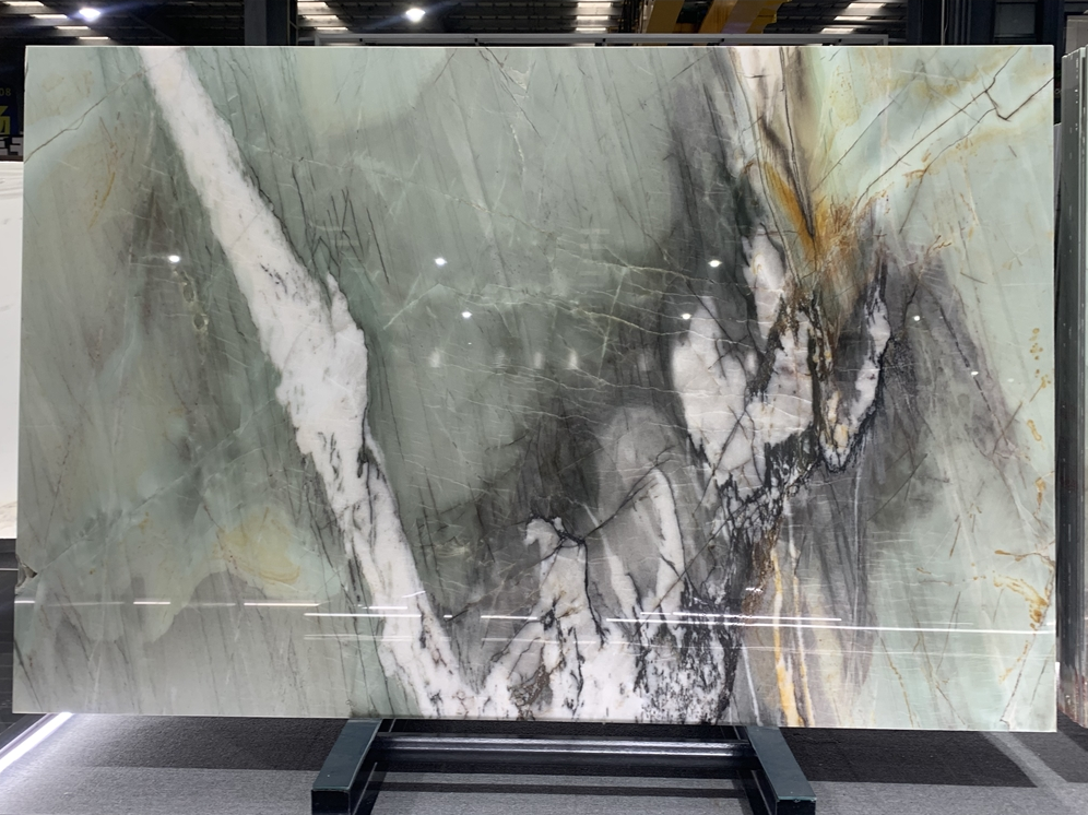 SFKF20 Luxury Natural Tiffany Quartzite Slabs for Interior D