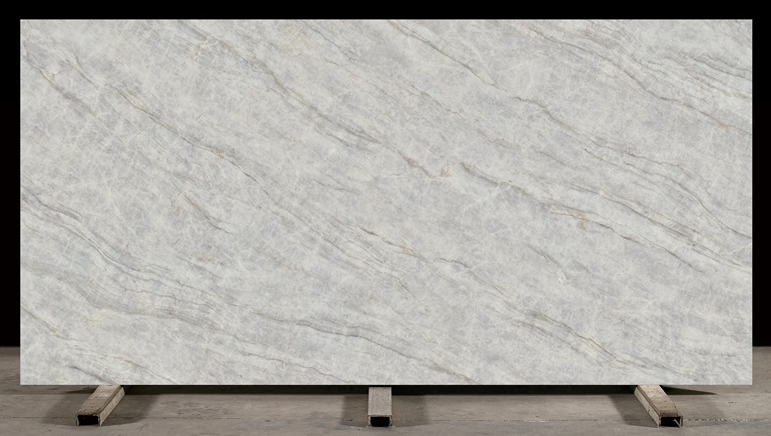 SFKF31 Full Body 3d Printed Quartz Slabs Taj Mahal Quartzite