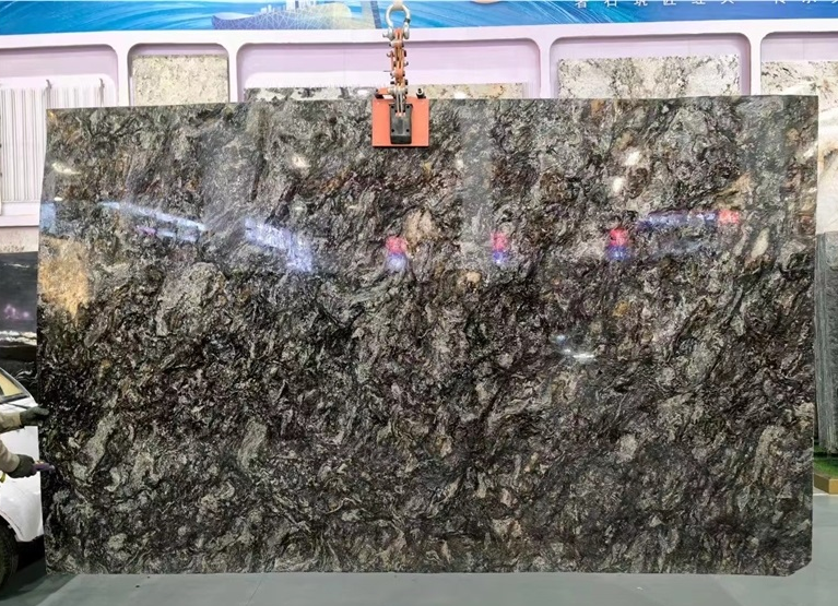 SFKD32 Cianitus Granite Metallicus Polished Slabs for Interi